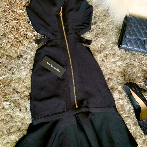 🖤❤️ NWT MARCIANO BANDAGE DRESS ❤️🖤 - Picture 4 of 4